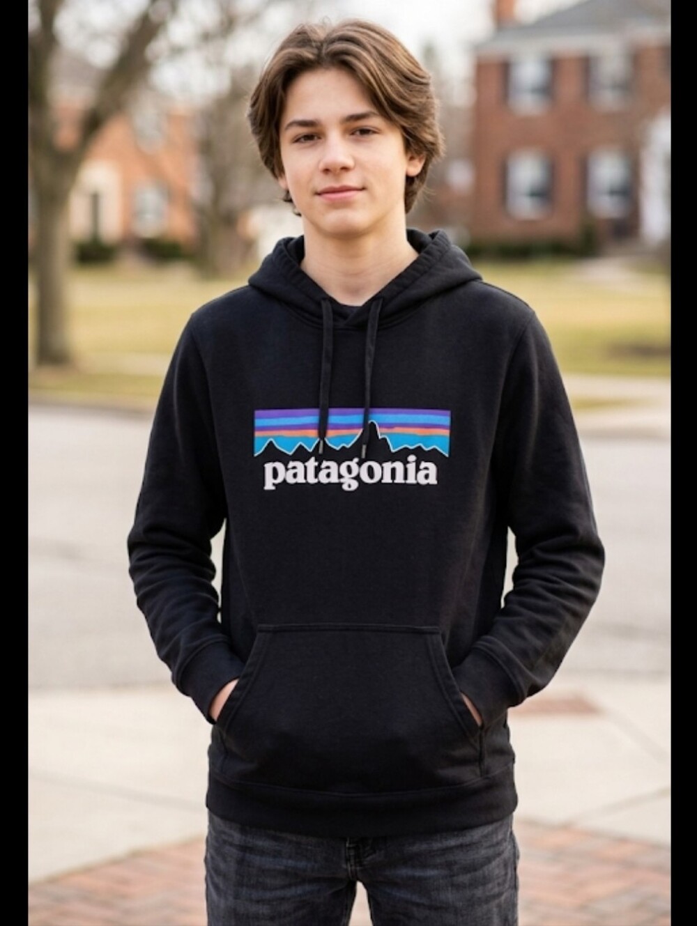 Patagonia black Hoodie S regular fit Logo Uprisal